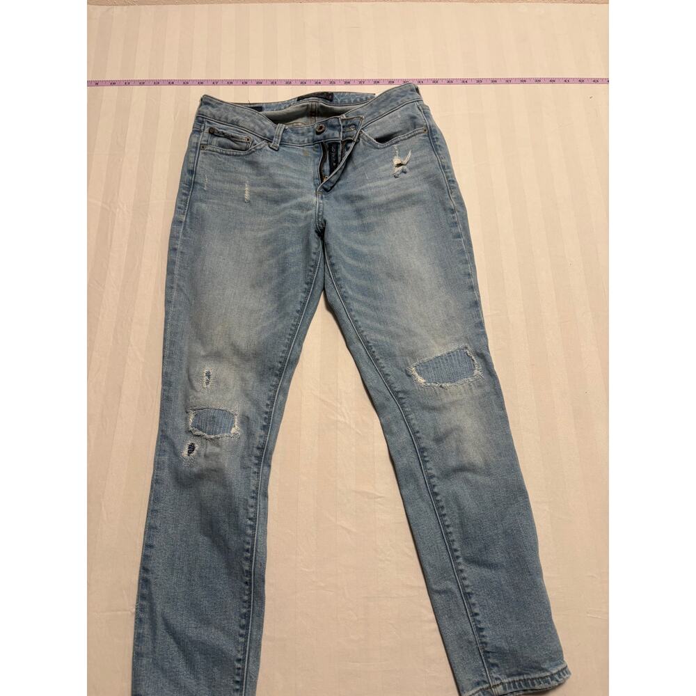 Lucky Brand Light Wash Distressed Skinny Jeans Women’s 6/28